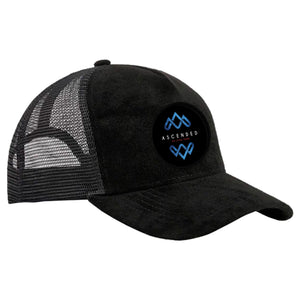 Ascended Jiu Jitsu Suede Trucker Hat #8243 A