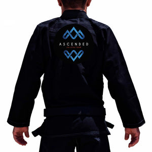 Ascended Jiu Jitsu Academy Kids Gi - Black #902 A