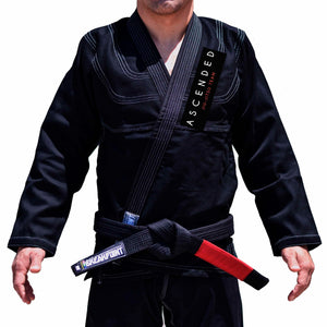 Ascended Jiu Jitsu Academy Kids Gi - Black #902 A