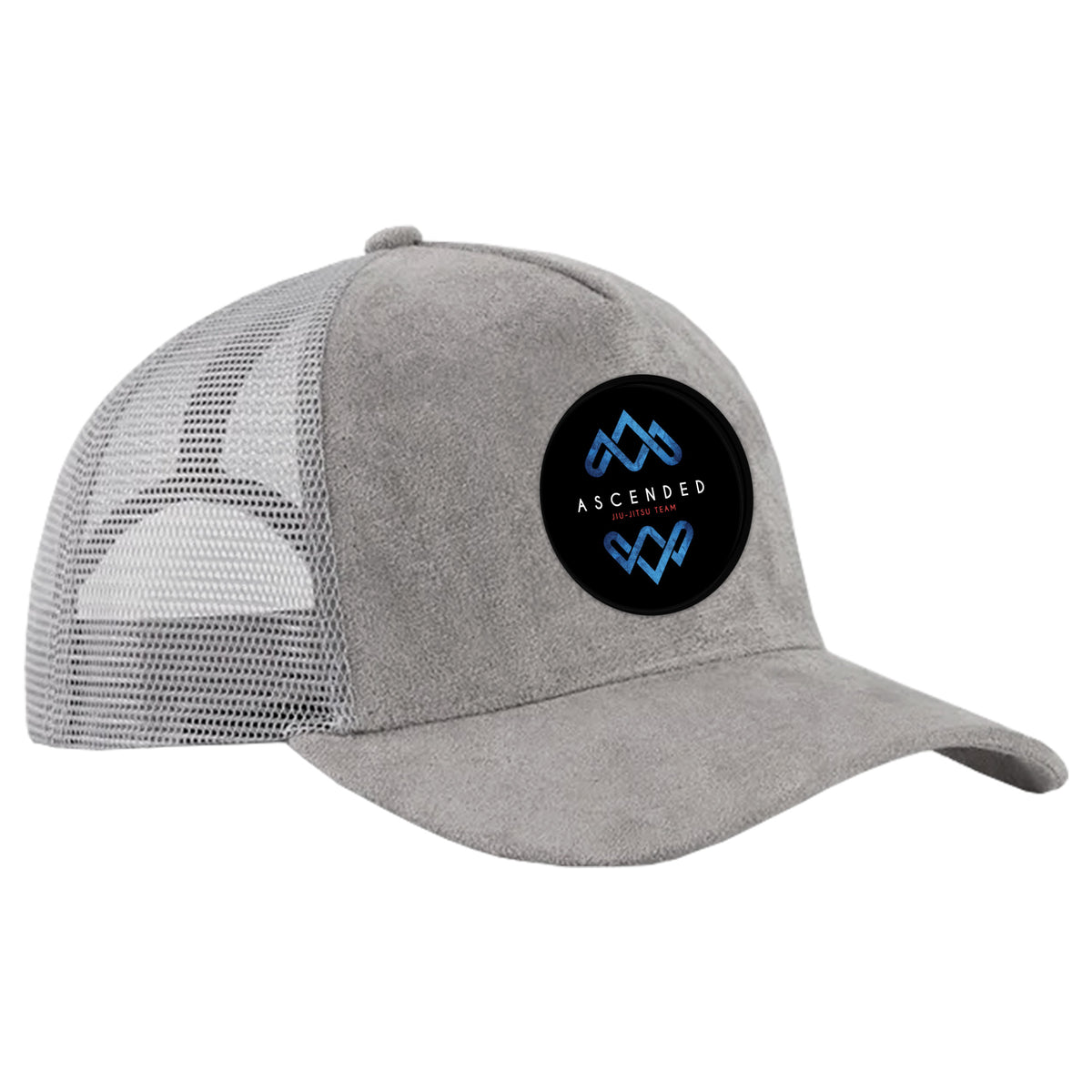 Ascended Jiu Jitsu Suede Trucker Hat #8243 A