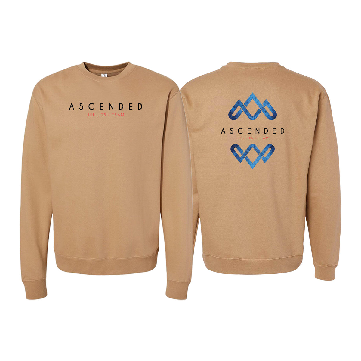 Ascended Jiu Jitsu Crewneck Sweatshirt #8243 A
