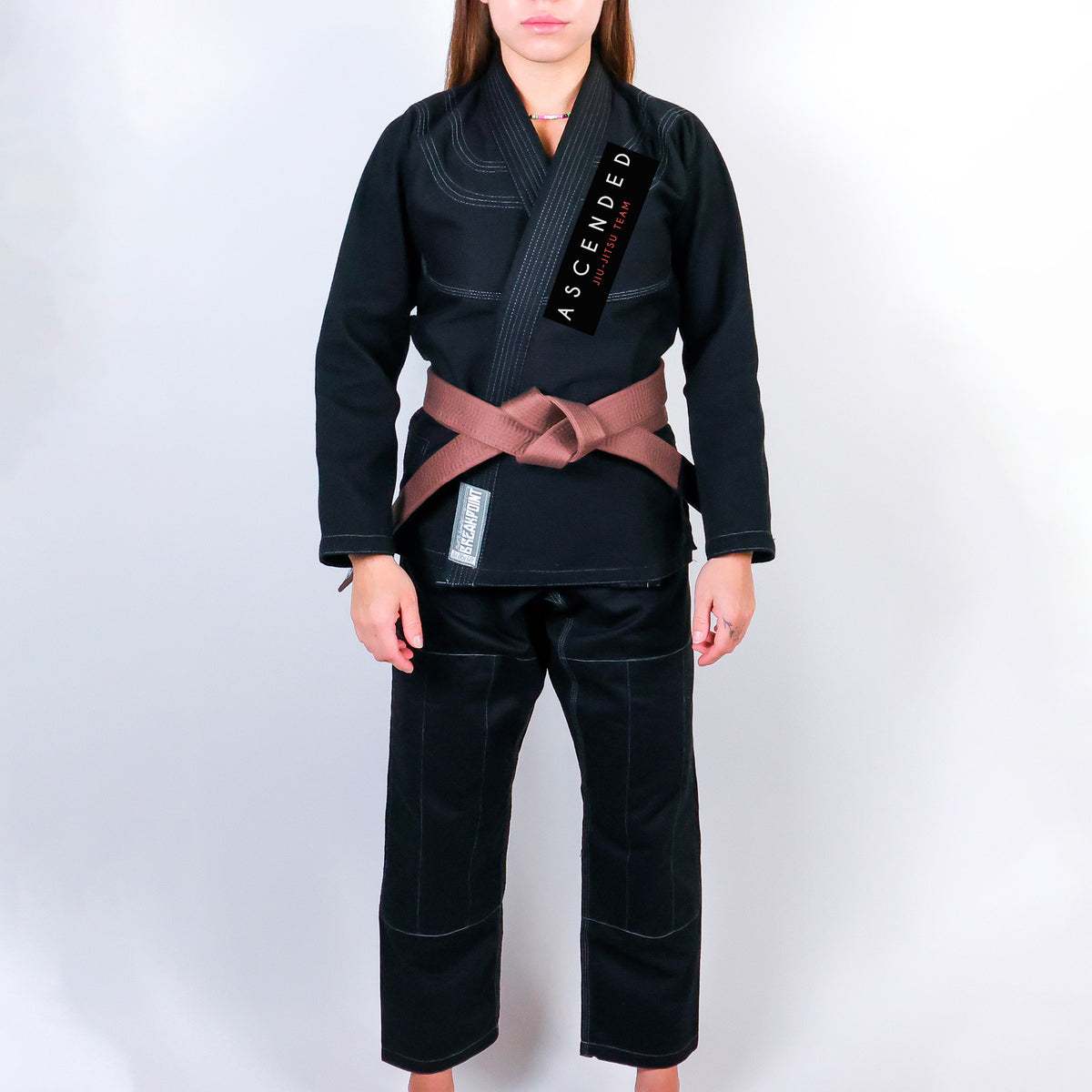 Ascended Jiu Jitsu Academy Women's Gi - Black #902 A
