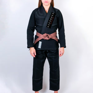 Ascended Jiu Jitsu Academy Women's Gi - Black #902 A