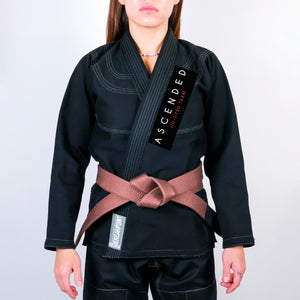 Ascended Jiu Jitsu Academy Women's Gi - Black #902 A