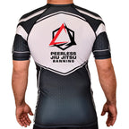 Peerless Jiu Jitsu Academy Rash Guards Black/White #8244 A