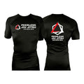 Peerless Jiu Jitsu All Black Rash Guards Short Sleeves #8244 A