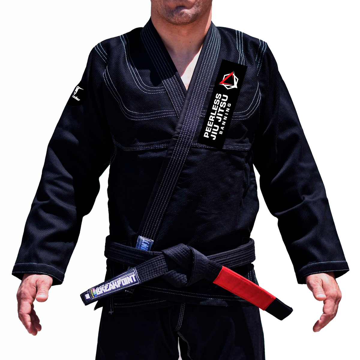 Peerless Jiu Jitsu Academy Adults Gi - Black #1861 A