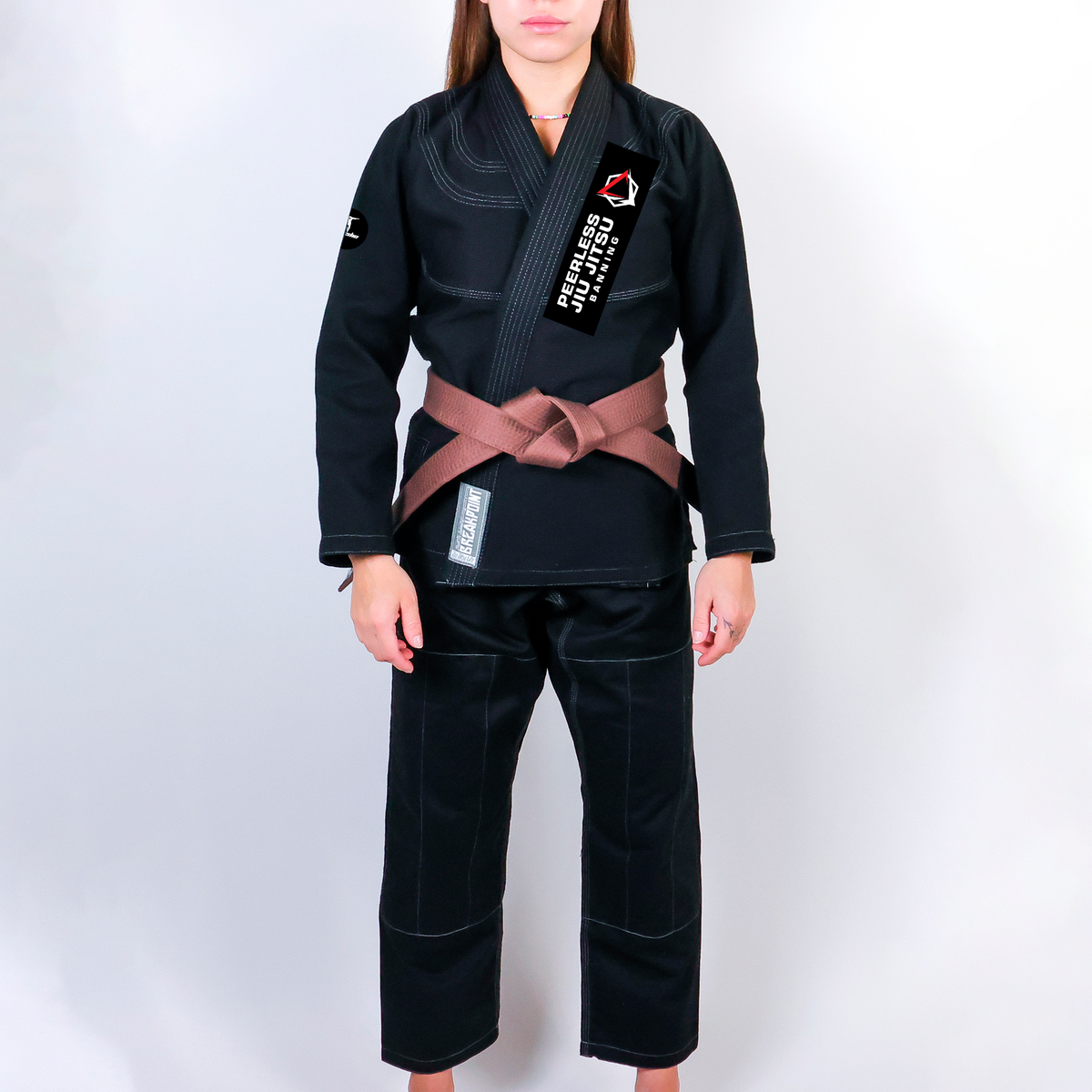 Peerless Jiu Jitsu Academy Women's Gi - Black #1861 A