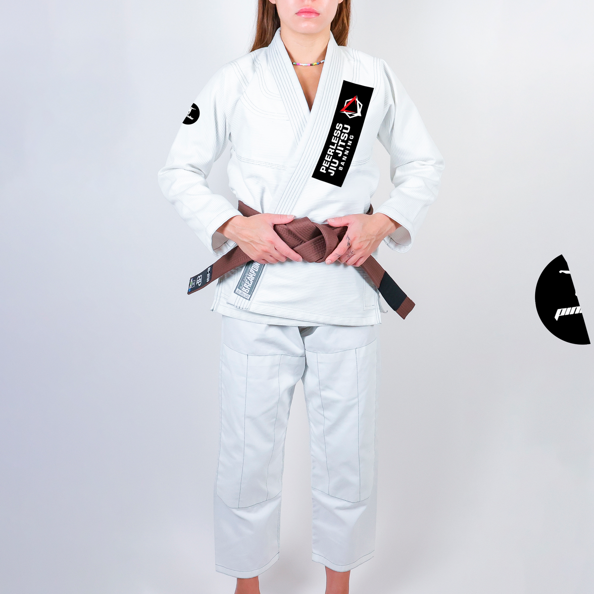 Peerless Jiu Jitsu Academy Women's Gi - White #1861 A