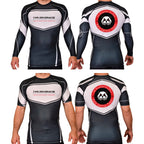 CG Winter Haven Academy Rash Guards Black/White #8245 A