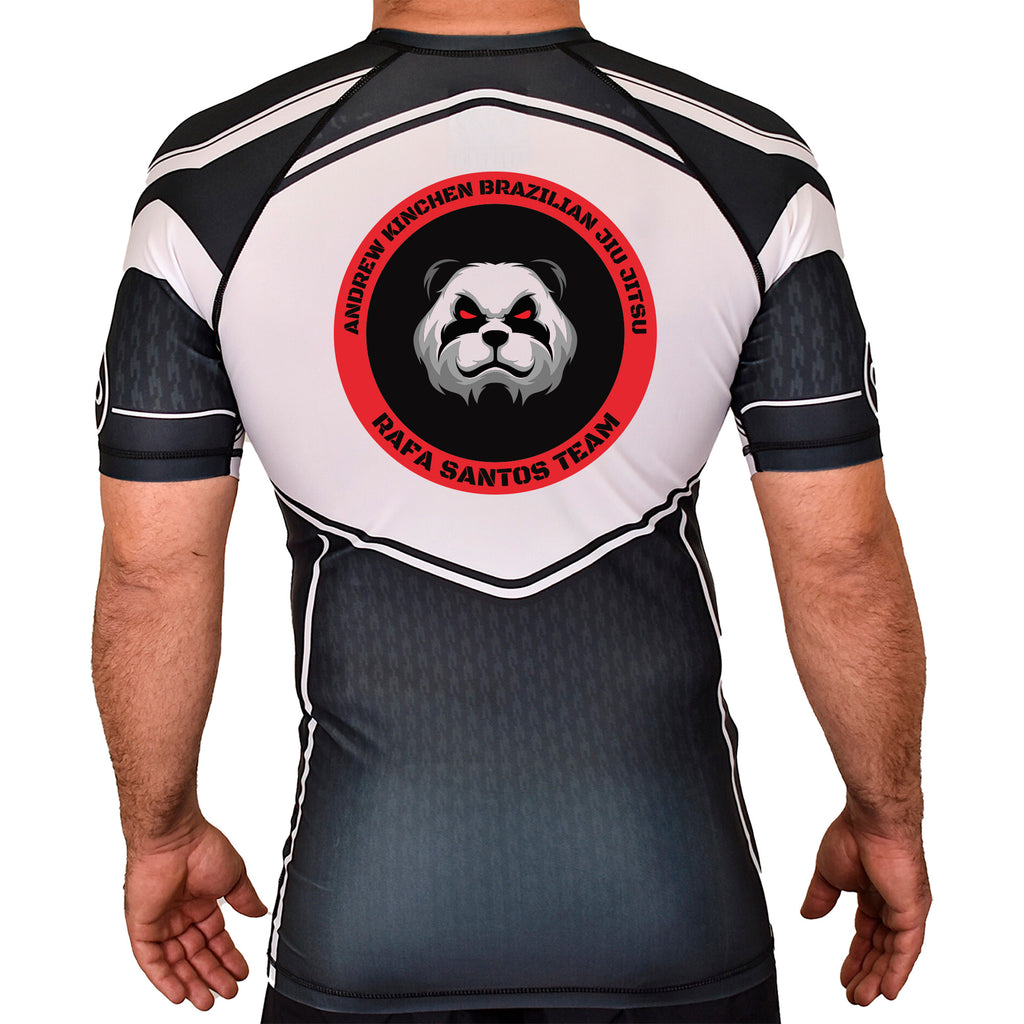 CG Winter Haven Academy Rash Guards Black/White #8245 B