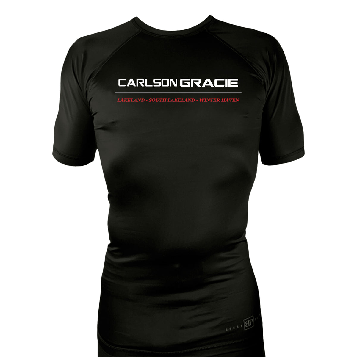 CG Winter Haven All Black Rash Guards Short Sleeves #8245 B