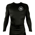 Complete Grappling All Black Rash Guards Long Sleeves #8246 A