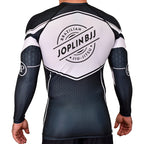 Joplin BJJ Academy Rash Guards Black/White #8247 A