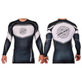 Joplin BJJ Academy Rash Guards Black/White #8247 A