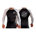 Joplin BJJ All Black Ranked Long Sleeve Rash Guards #8247 A