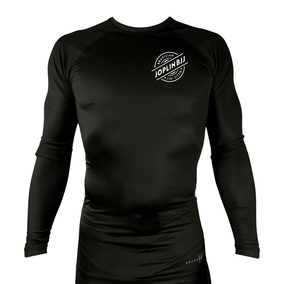Joplin BJJ All Black Rash Guards Long Sleeves #8247 A