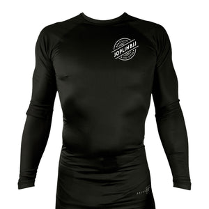 Joplin BJJ All Black Rash Guards Long Sleeves #8247 A