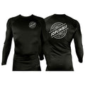Joplin BJJ All Black Rash Guards Long Sleeves #8247 A