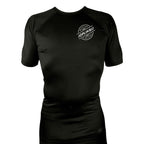Joplin BJJ All Black Rash Guards Short Sleeves #8247 A