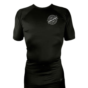 Joplin BJJ All Black Rash Guards Short Sleeves #8247 A