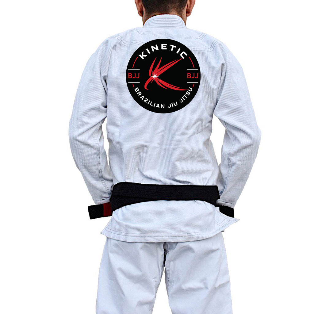 Kinetic BJJ Academy Kids Gi - White #1859 A