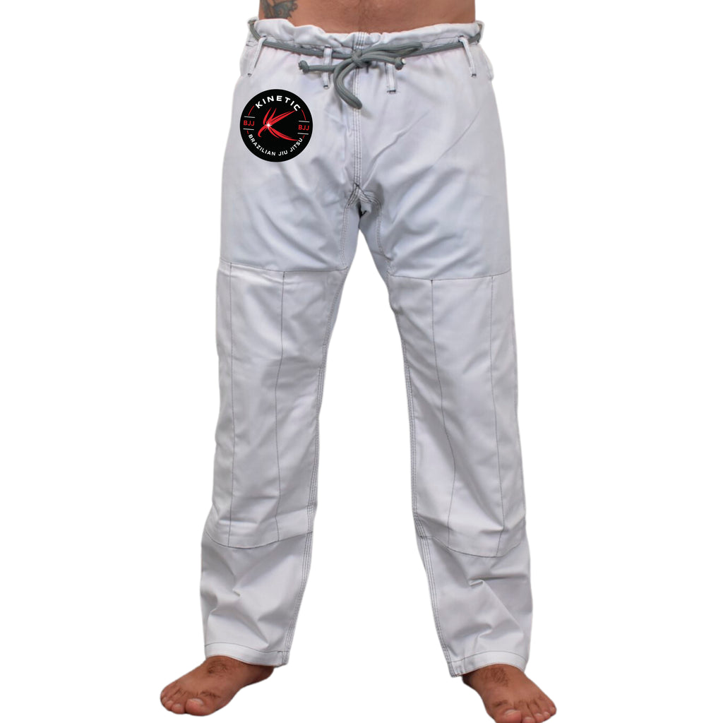 Kinetic BJJ Academy Kids Gi - White #1859 A