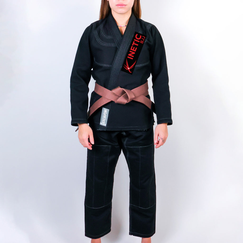 Kinetic BJJ Academy Women's Gi - Black #1859 A