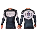 BJJ Program Academy Rash Guards Black/White #8250 A
