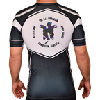 BJJ Program Academy Rash Guards Black/White #8250 A
