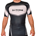 BJJ Program Academy Rash Guards Black/White #8250 A