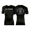 BJJ Program All Black Rash Guards Short Sleeves #8250 A