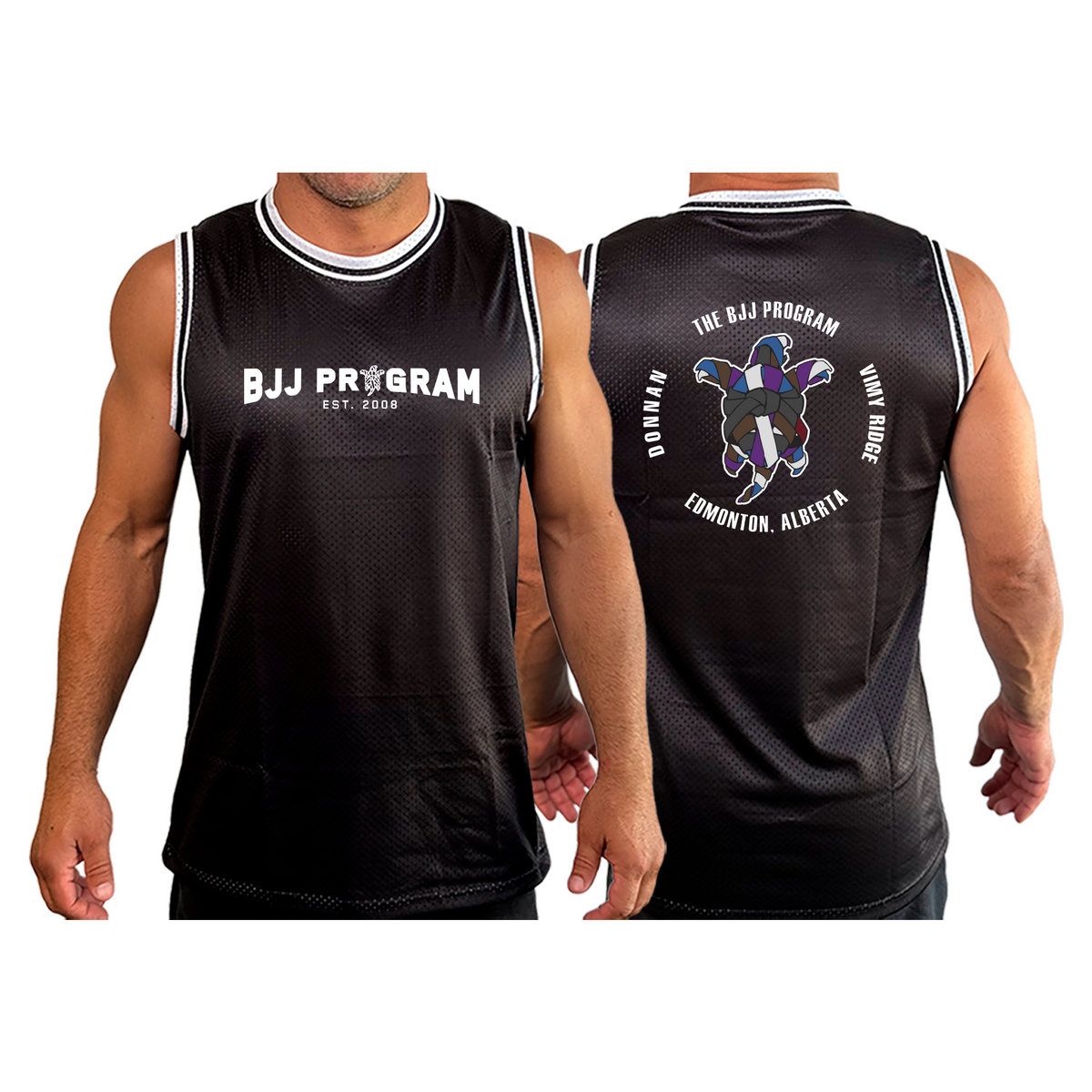BJJ Program Basketball Jerseys #8250 A
