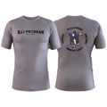 BJJ Program Gray Custom Rash Guards Short Sleeve #8250 A