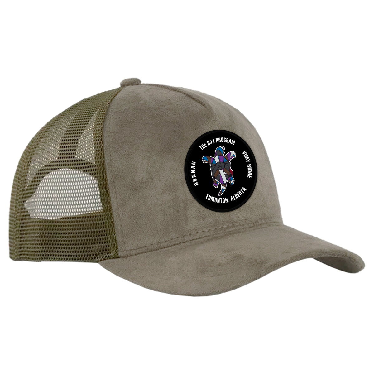 BJJ Program Suede Trucker Hat #8250 A