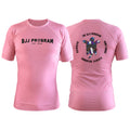 BJJ Program Pink Custom Rash Guards Short Sleeve #8250 A