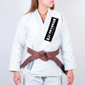 BJJ Program Academy Women's Gi - White #1098 A