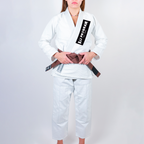 BJJ Program Academy Women's Gi - White #1098 A