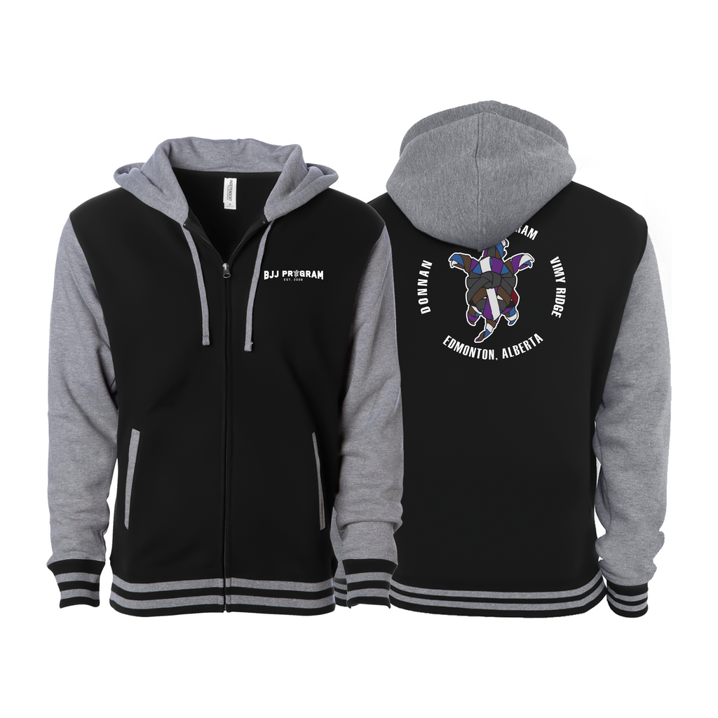 BJJ Program Varsity Zip-Up Hoodies #8250 A