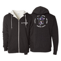 BJJ Program Sherpa Lined Zip-Up Hoodie #8250 A