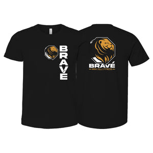 Brave MMA Academy Kids Shirts #8252 E
