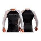 West Coast All Black Ranked Long Sleeve Rash Guards #8253 A