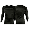West Coast All Black Rash Guards Long Sleeves #8253 A