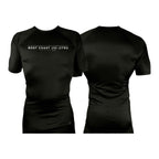 West Coast All Black Rash Guards Short Sleeves #8253 A