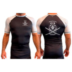 PMAA All Black Ranked Short Sleeve Rash Guards #8254 A
