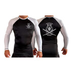 PMAA All Black Ranked Long Sleeve Rash Guards #8254 A