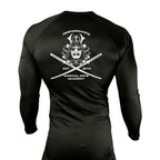 PMAA All Black Rash Guards Long Sleeves #8254 A