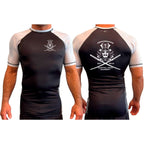 PMAA All Black Ranked Short Sleeve Rash Guards #8254 A