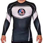 Capitol Martial Arts Academy Rash Guards Black/White #8256 A