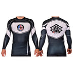 Capitol Martial Arts Academy Rash Guards Black/White #8256 A